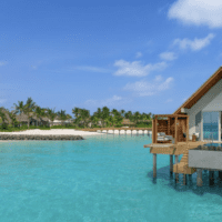 a house on stilts over water